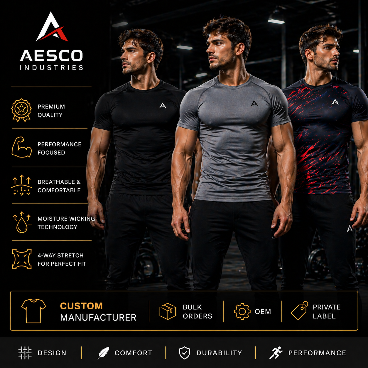 Compression Fit T-Shirts