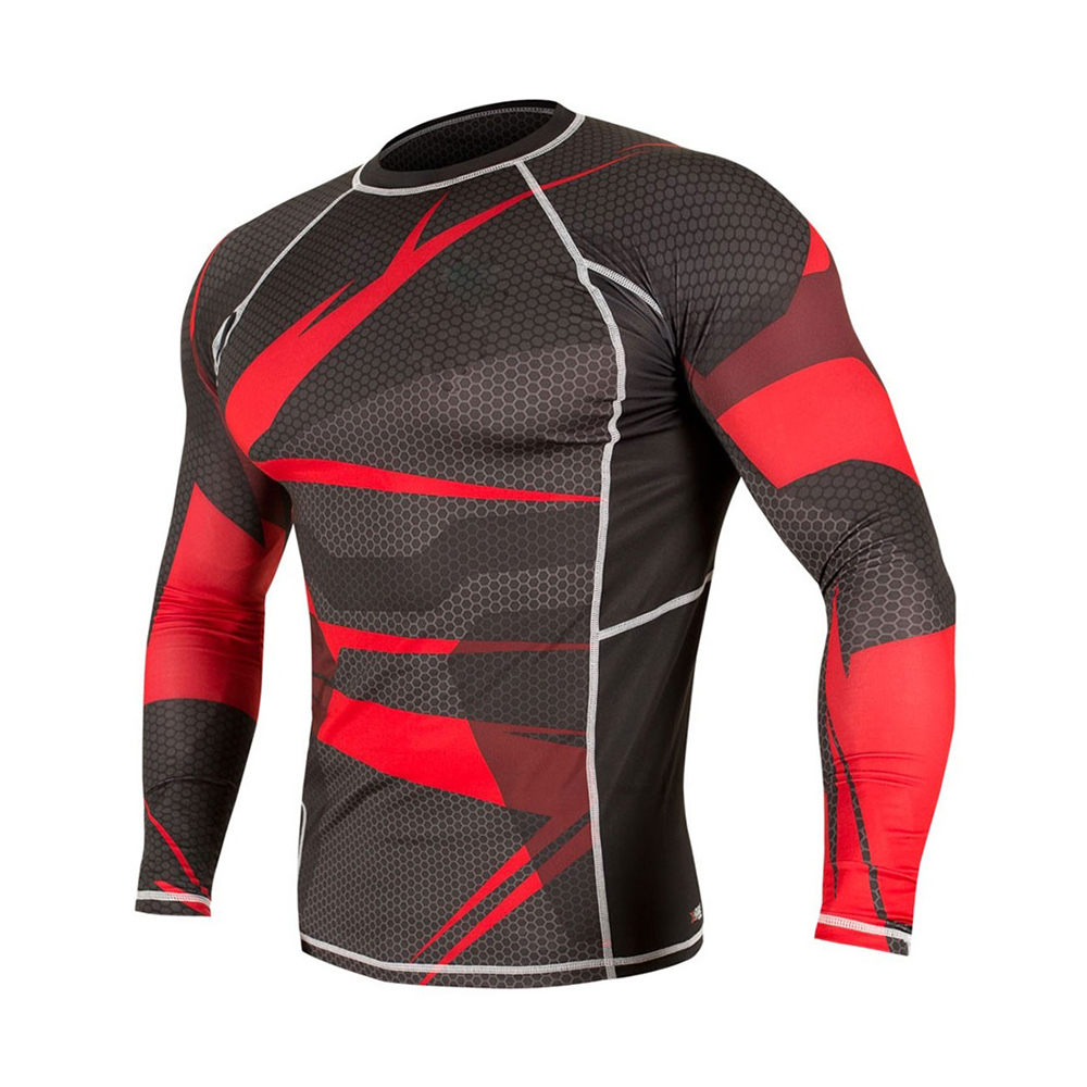 Men's Sublimated Compression Rash Guard Shirt