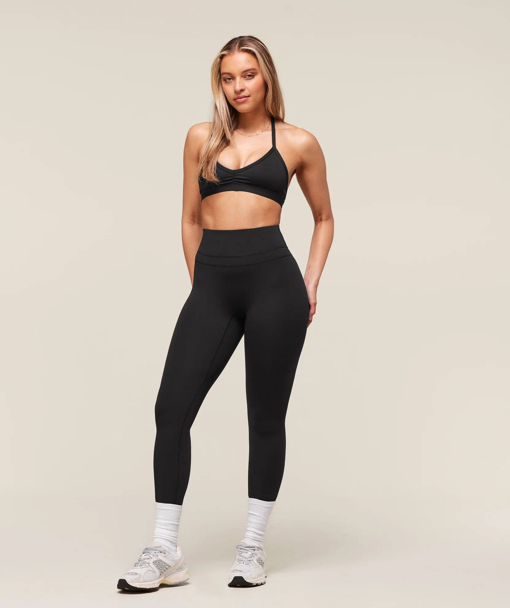 Women High Waist Black Gym Leggings
